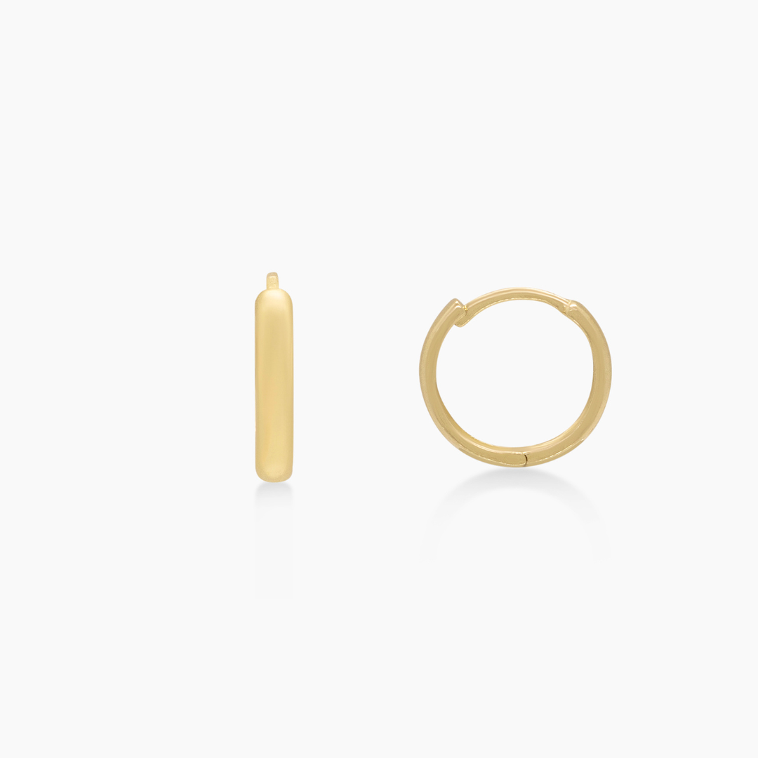 14K YELLOW GOLD ESSENTIAL HUGGIES