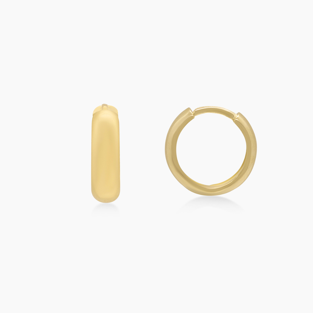 14K YELLOW GOLD CHUNKY ESSENTIAL HUGGIES