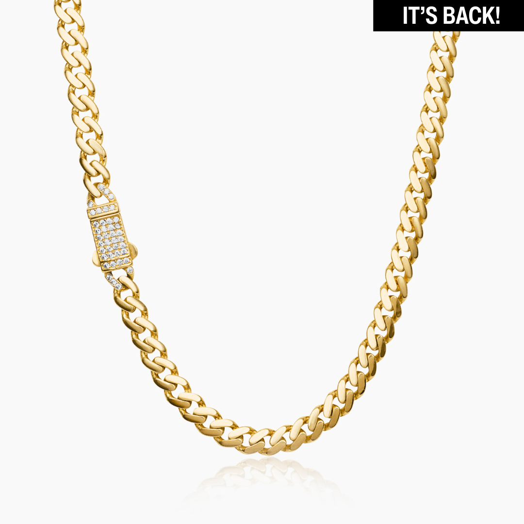 14K YELLOW GOLD MONACO CHAIN -5MM