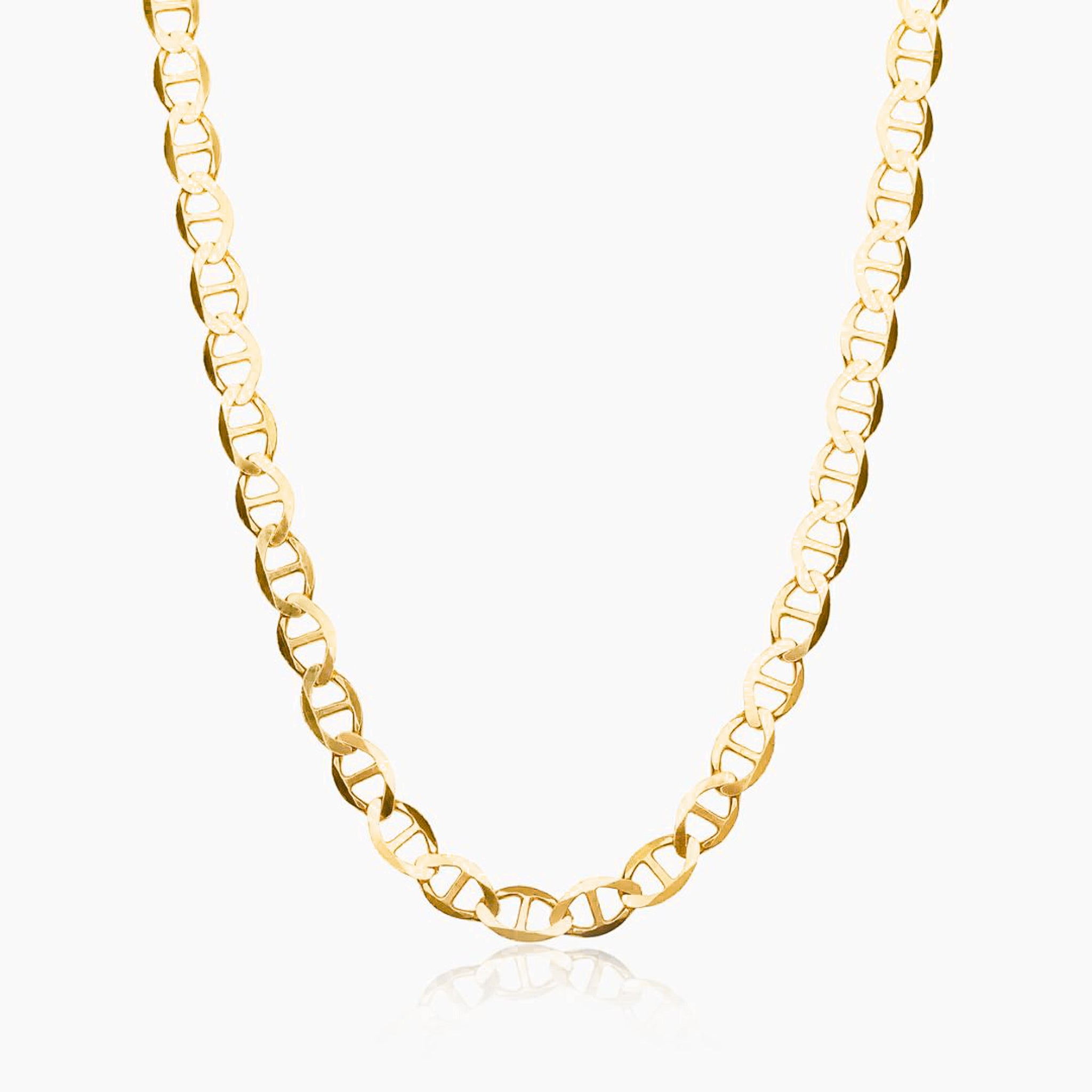 14K YELLOW GOLD MARINER CHAIN -4MM