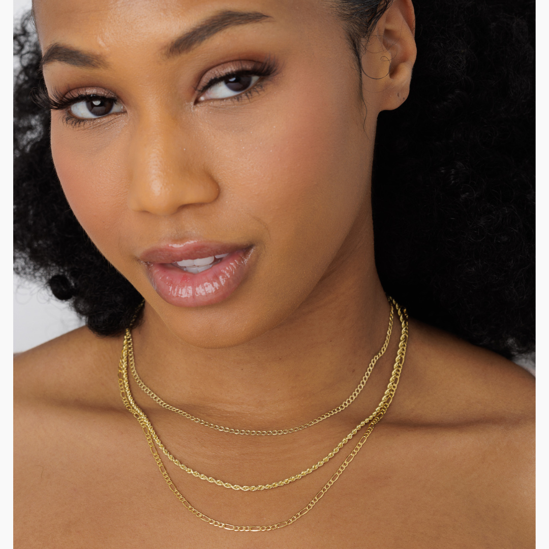 14K YELLOW GOLD ROPE CHAIN -2MM