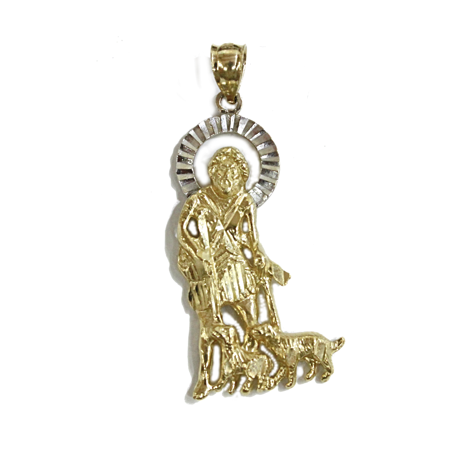 14K YELLOW GOLD SAINT CHRISTOPHER