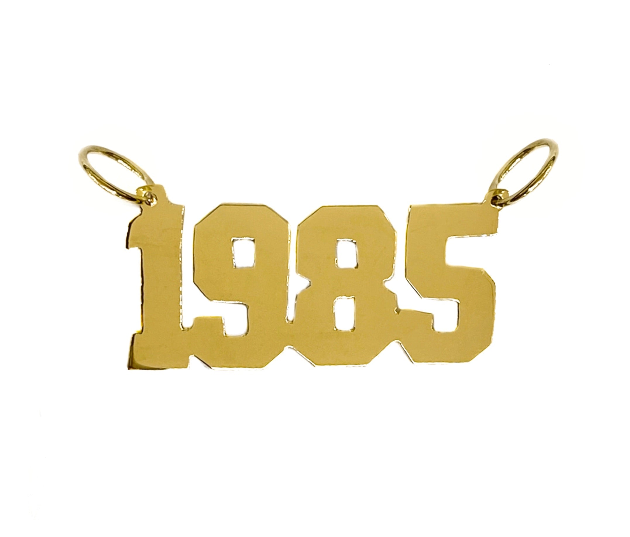 14K YELLOW GOLD VARSITY YEAR PLATE