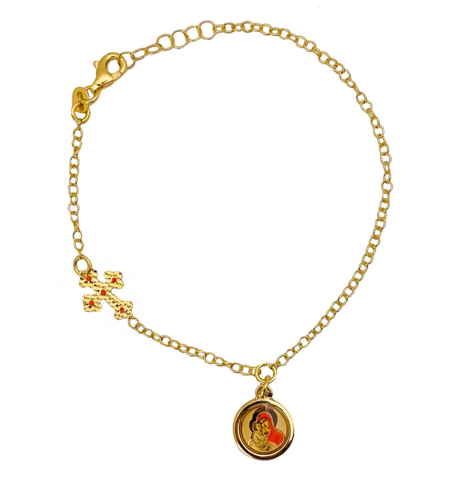 14K YELLOW GOLD SANTA BARBARA BRACELET