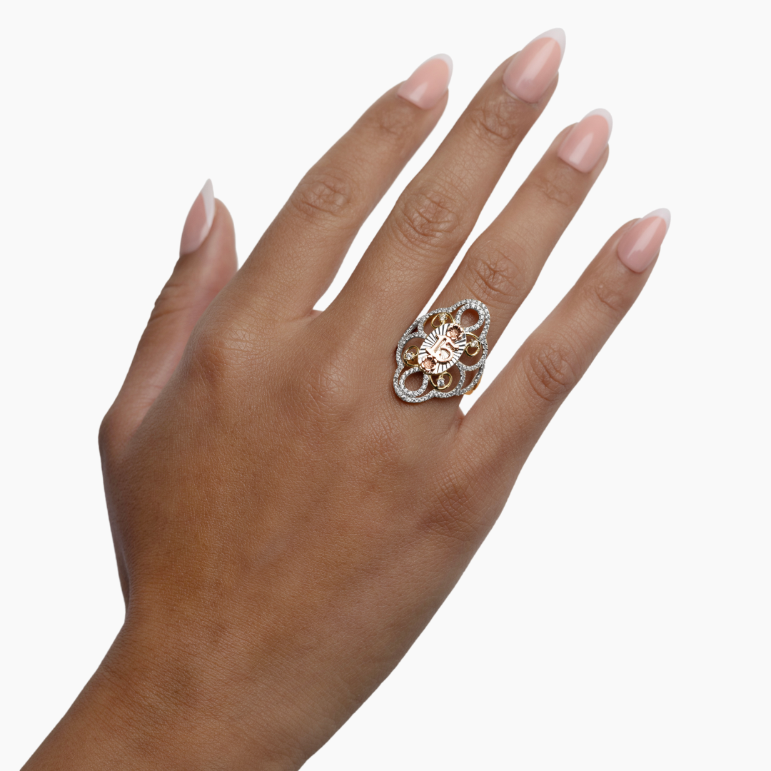 14K YELLOW GOLD XIMENA QUINCE RING