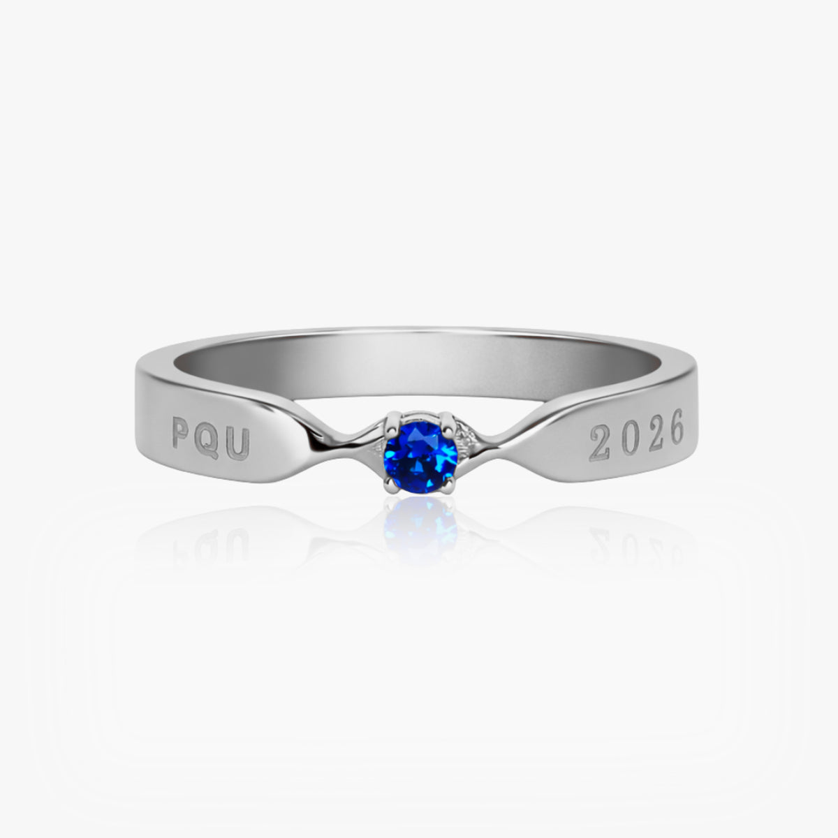 14K WHITE GOLD IMPERIAL GRAD RING -PERSONALIZED | Patty Q's Jewelry Inc