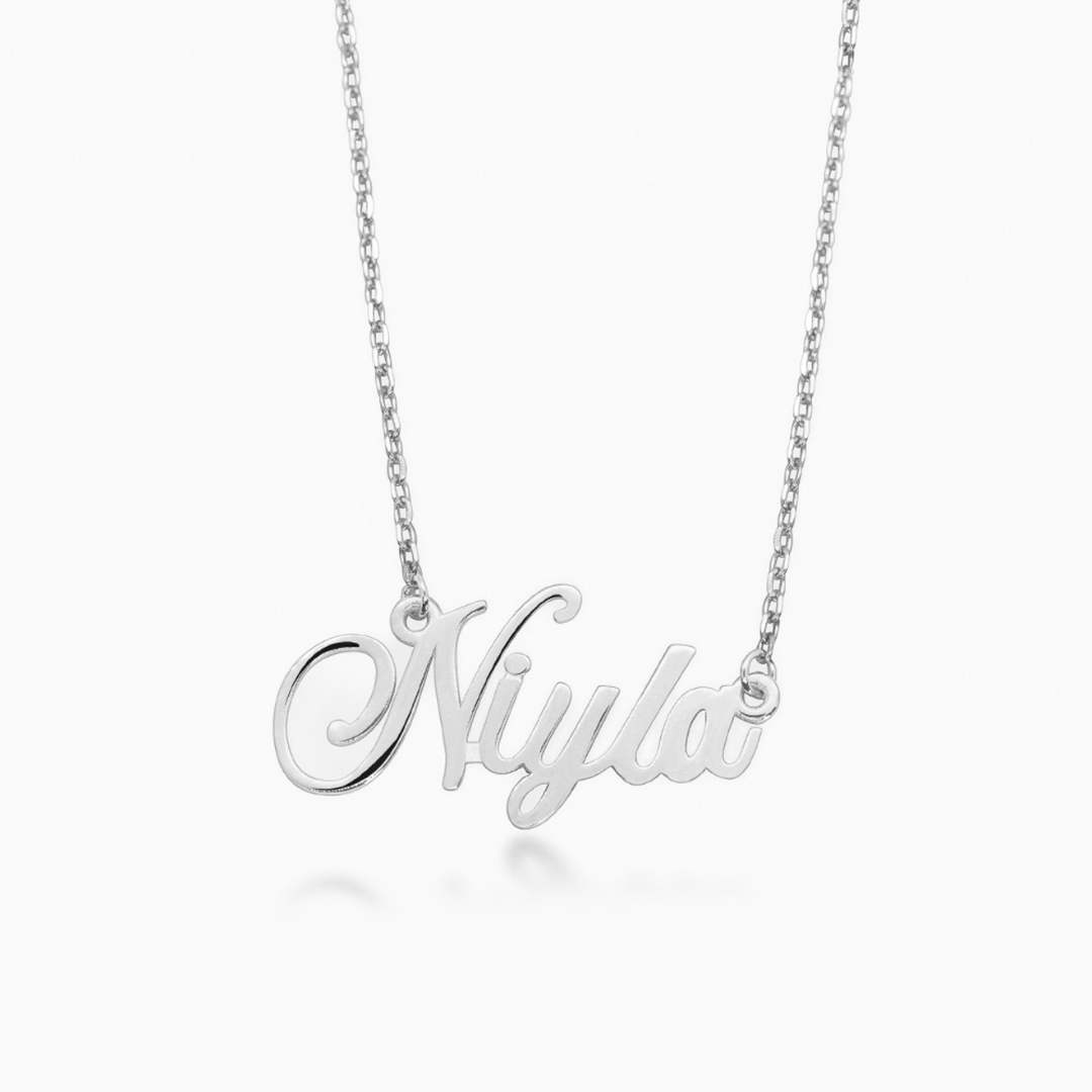 925 SILVER SCRIPT FLOATING NAME NECKLACE