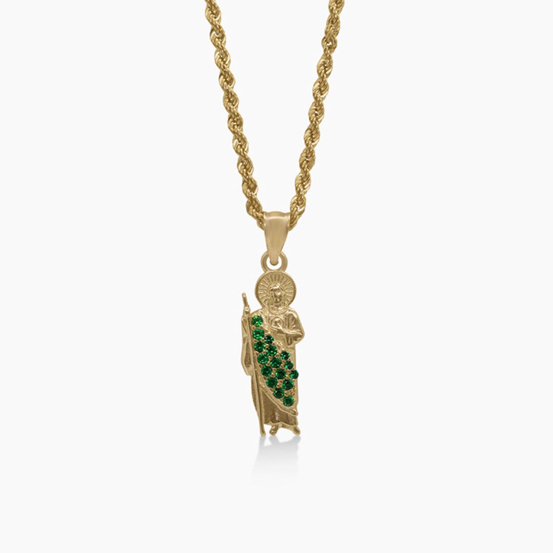 Gold & Green Emerald Necklace – Ricco India