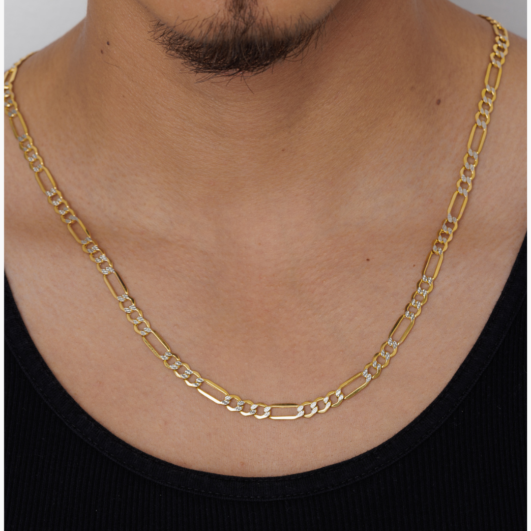 14k gold online figaro chain 5mm
