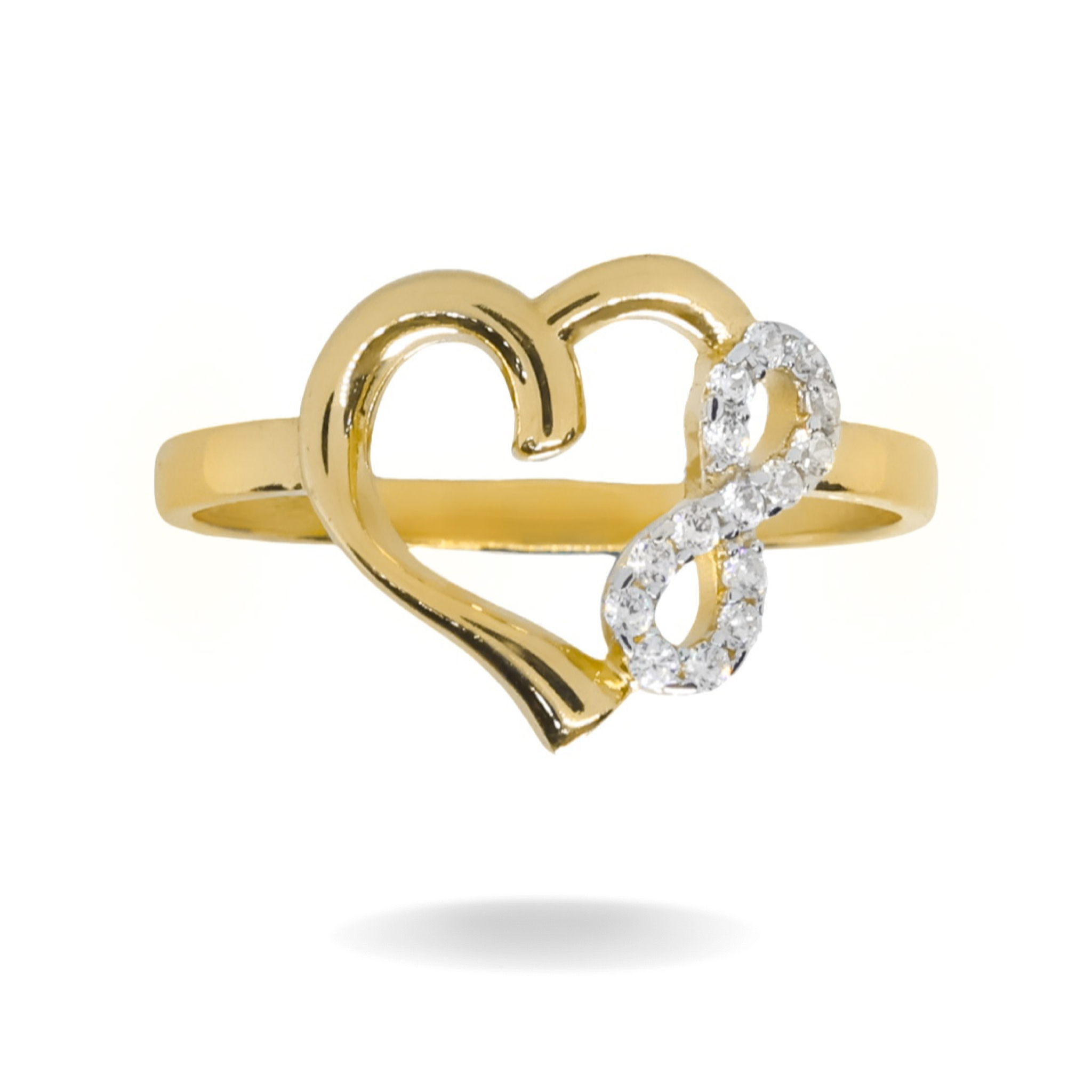 14K YELLOW GOLD FOREVER MINE RING