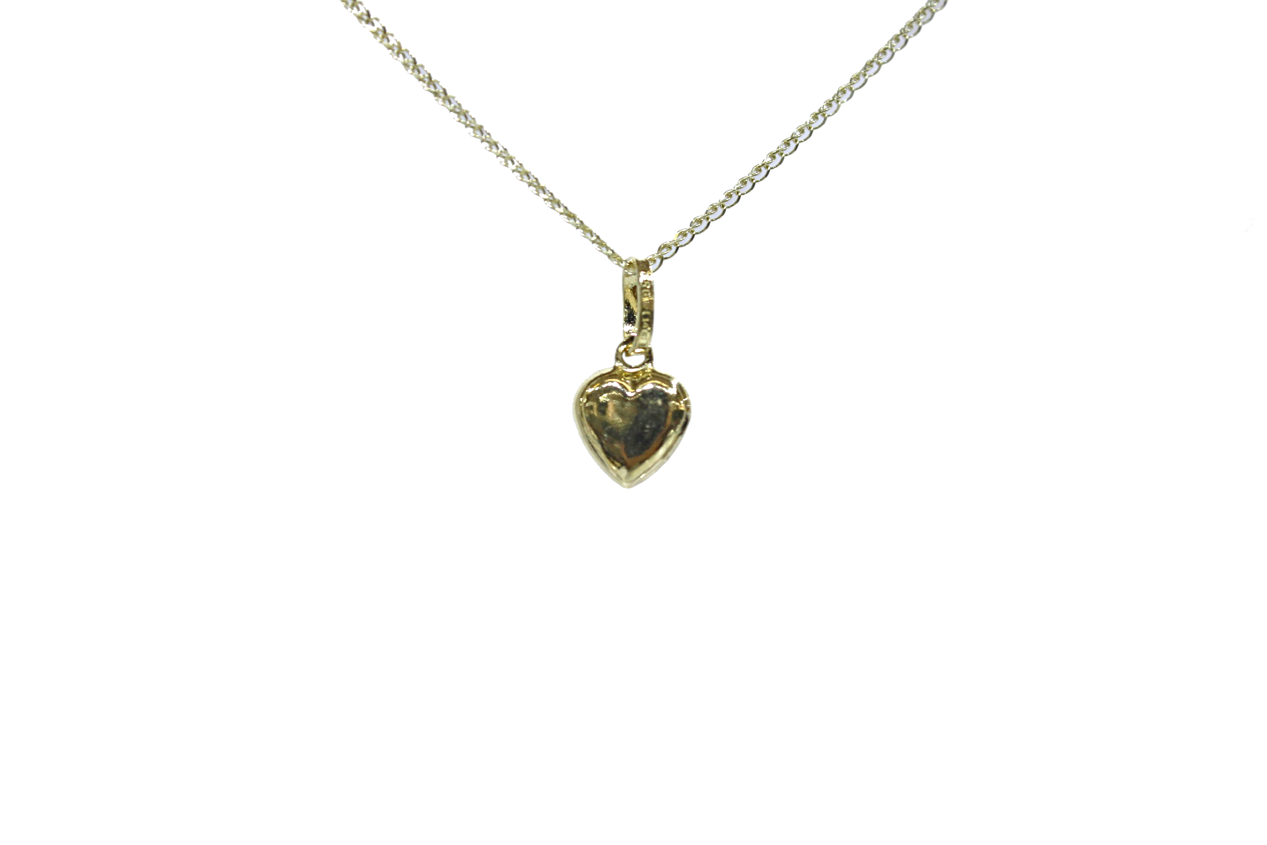 14k YELLOW GOLD HEART OF GOLD NECKLACE