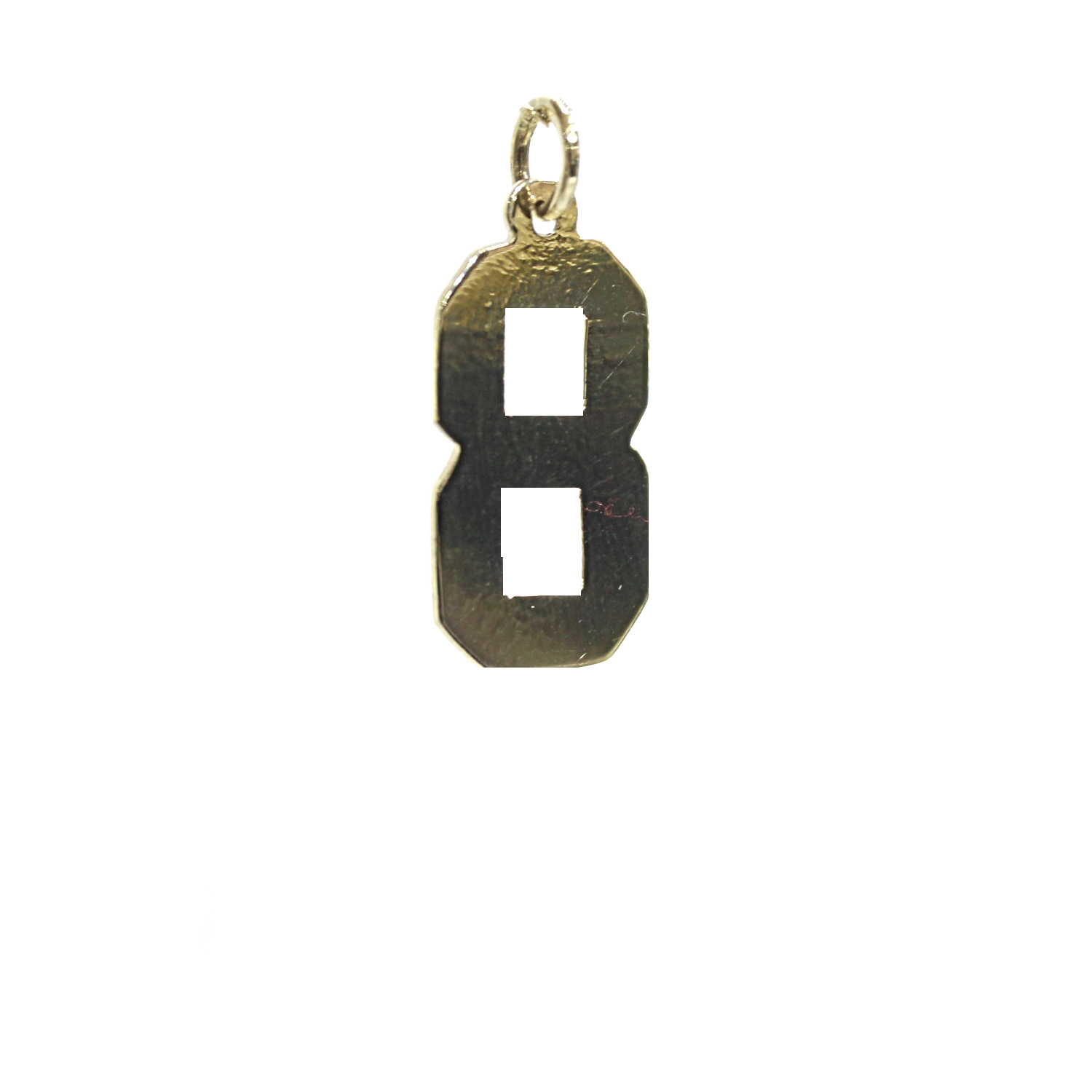 14K YELLOW GOLD NUMBER PENDANT