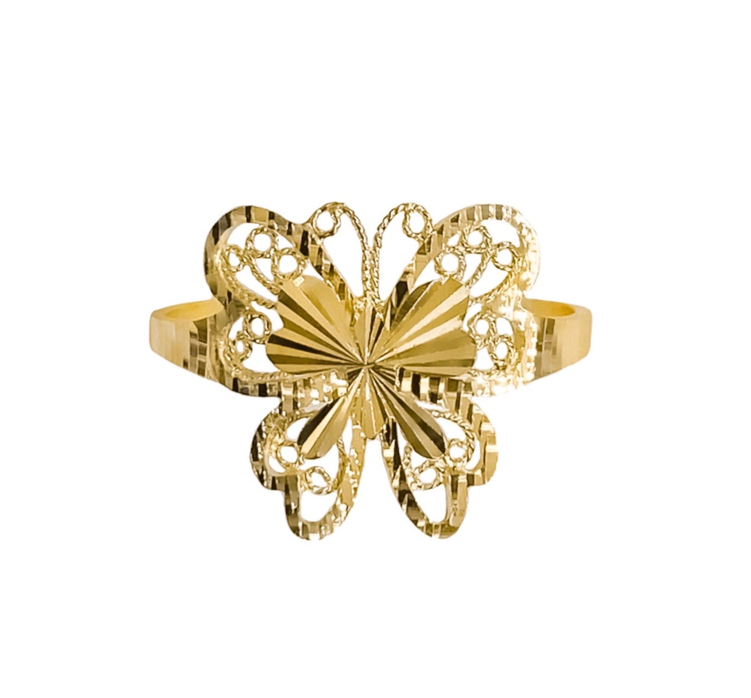ROSE -GOLD BUTTERFLY RING – Sonchafa