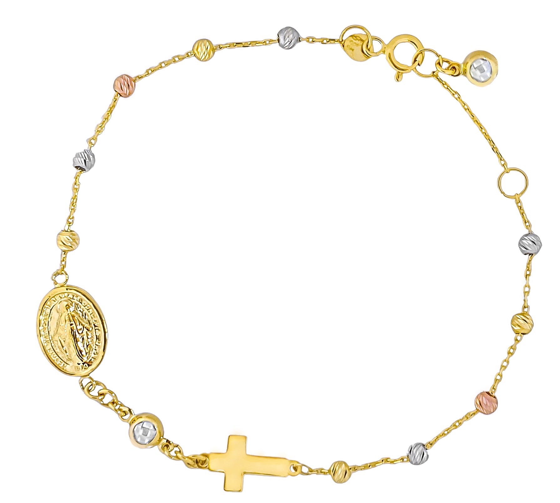 Buy Gold Rosary Bracelet Online In India  Etsy India